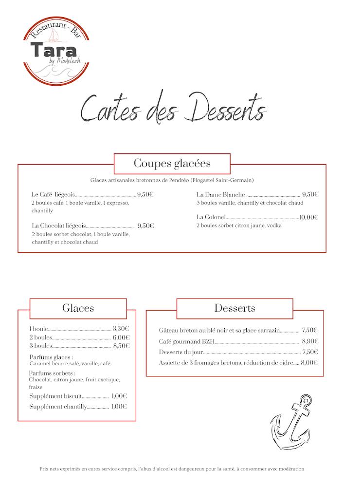 Tara By Madelezh - Menu Image 1